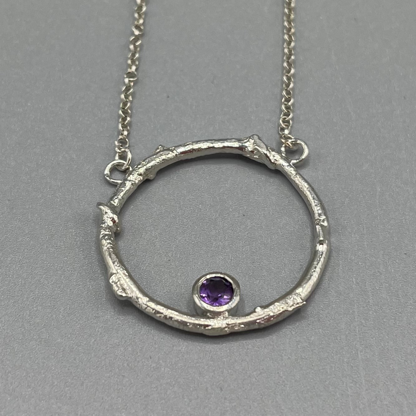 Caroline Stokesberry-Lee - Faerie Tale Pendant - Amethyst