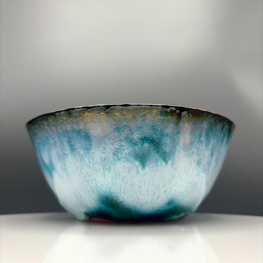 Cruan – Marino Enamelled Copper Bowl (Soft White II)