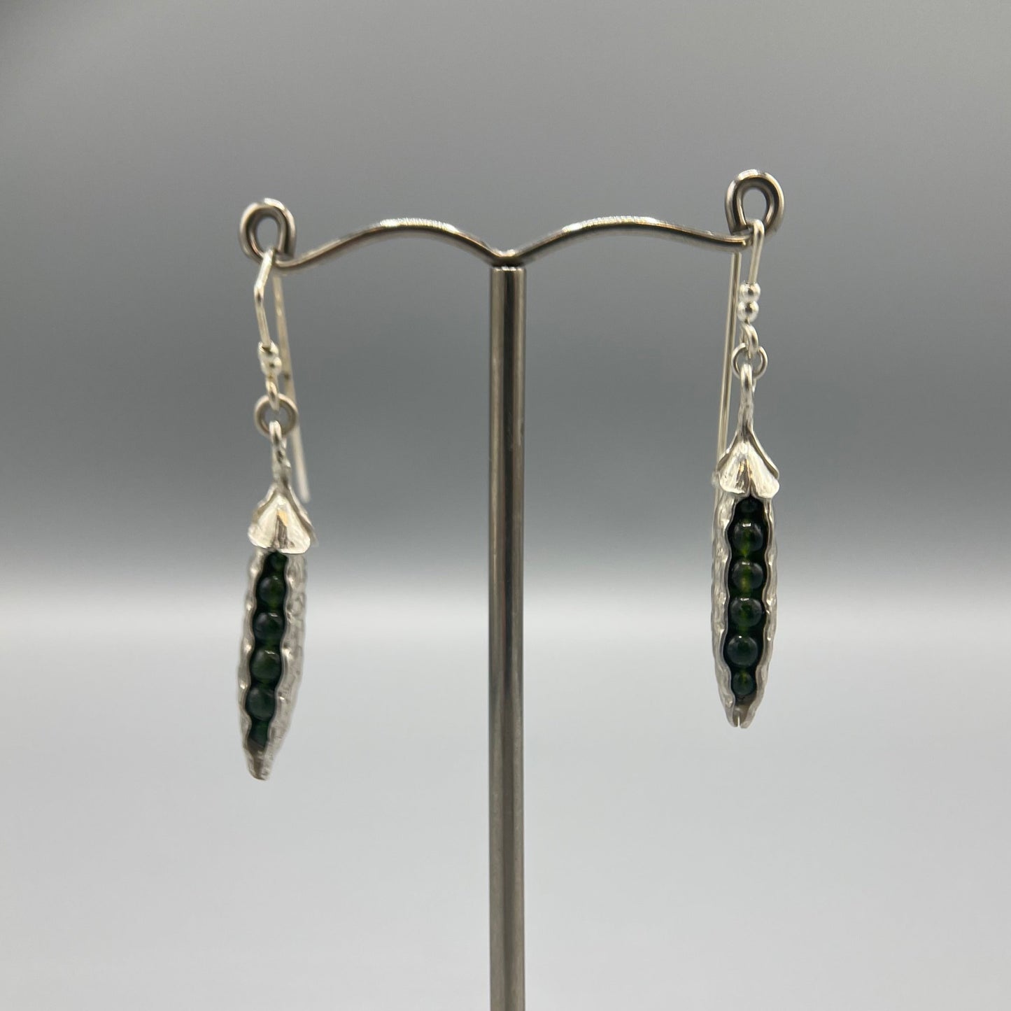 Tim Blades - Pea Pod Drop Earrings