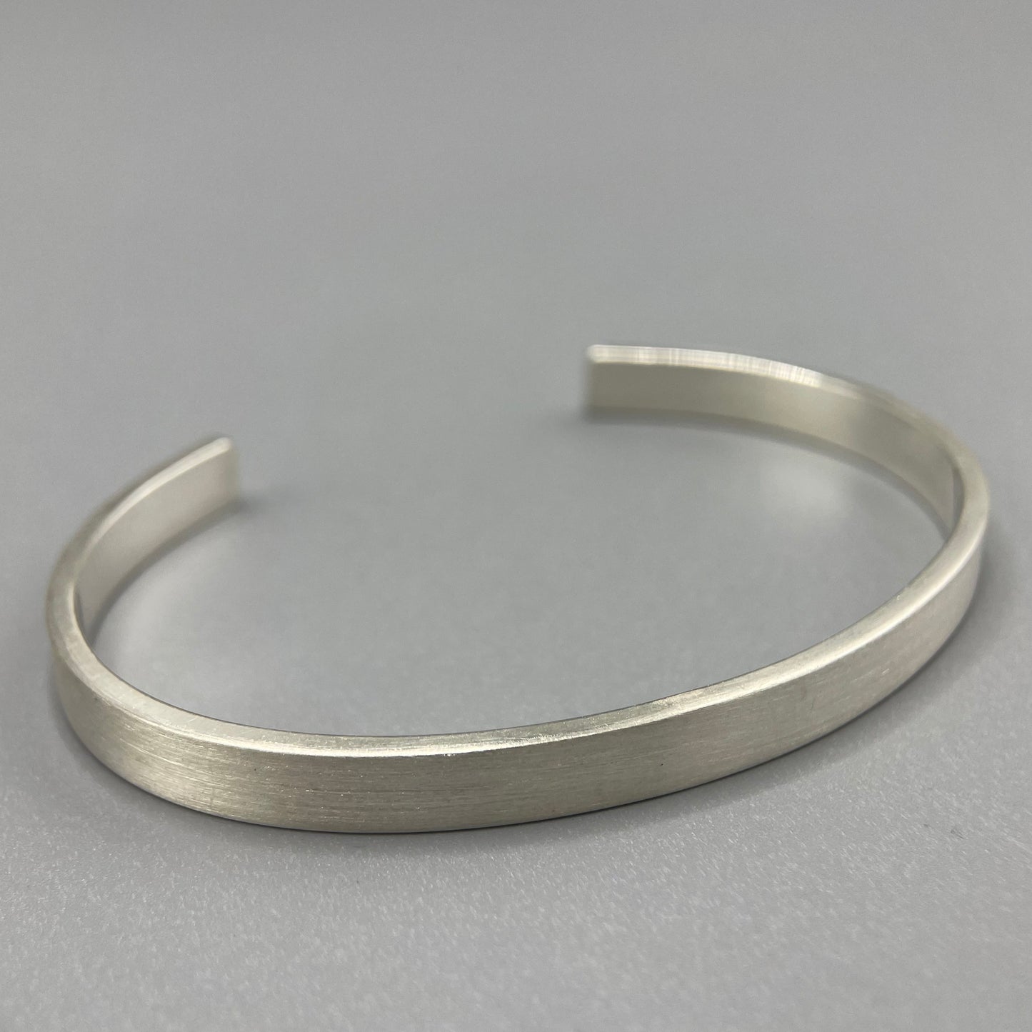 Brushed Silver Cuff - Sarah McCallum