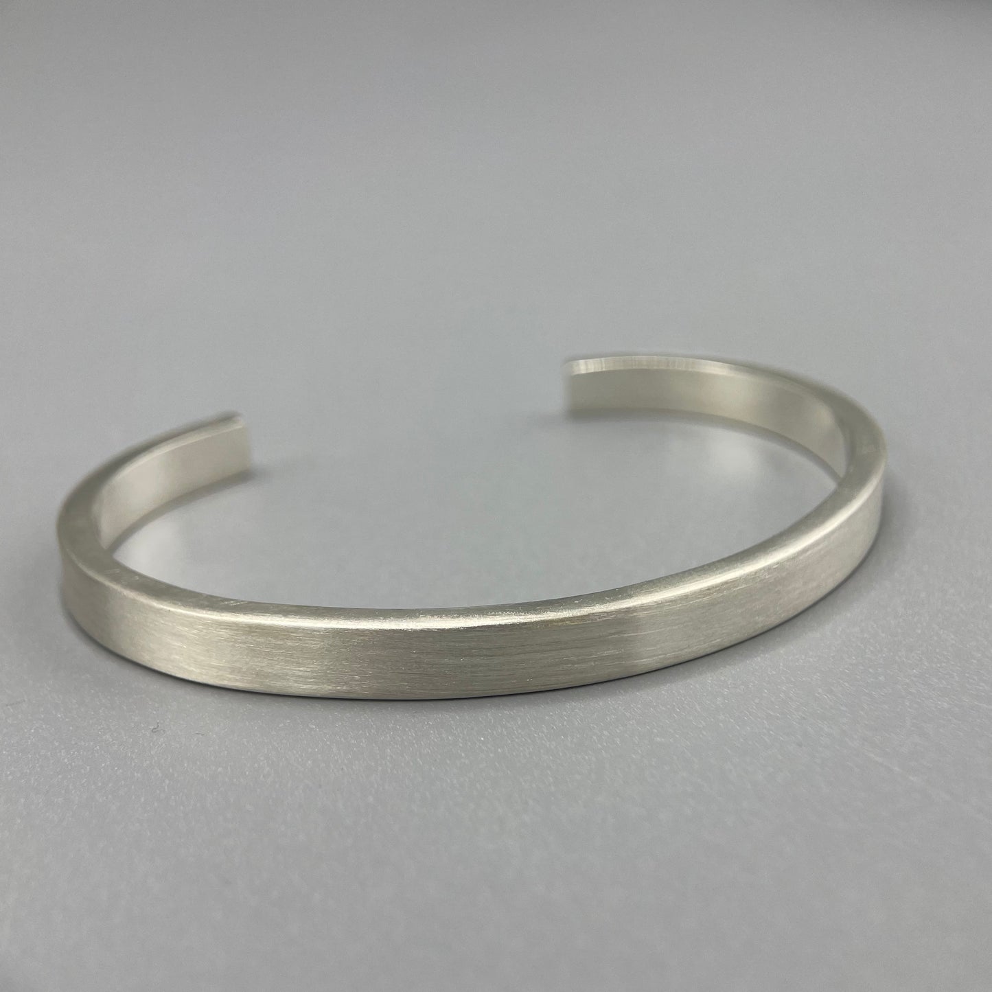 Brushed Silver Cuff - Sarah McCallum