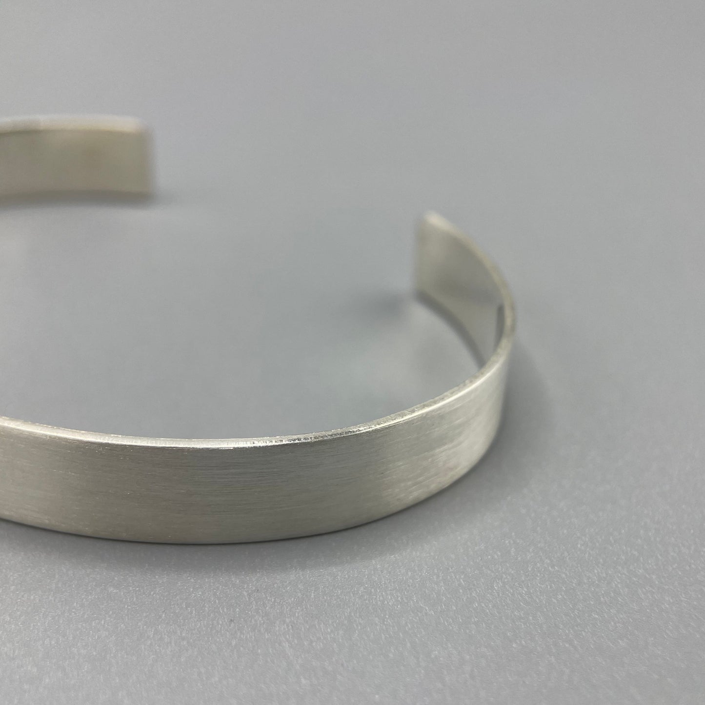 Brushed Silver Cuff - Sarah McCallum